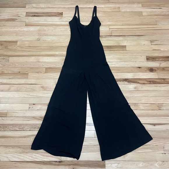 Herve Leger Jumpsuit Flare Black Size 6 - Picture 3 of 5